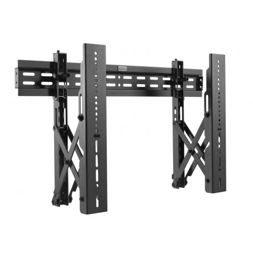 Multibrackets M Public Push/Pull Mount Push - Wall mount for LCD / plasma panel - black & slate - screen size: 37" - 70", or 40kg, Vesa up to 600x400