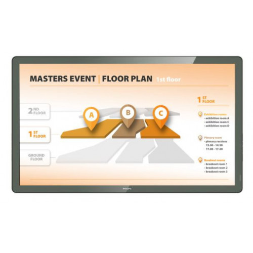 32" T-Line, 18/7, FHD, L/P, basic failover, PCAP, 10 touch points, Android 8, WiFi, CMND, 400cd