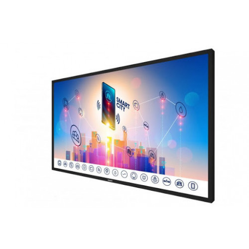 86â€ C-Line, 18/7, Android, UHD, Capacitive touch, wireless screen sharing, smart I/O, full glass front, small bezel, high end finishing, video OUT, whiteboard software included, 2x passive pe
