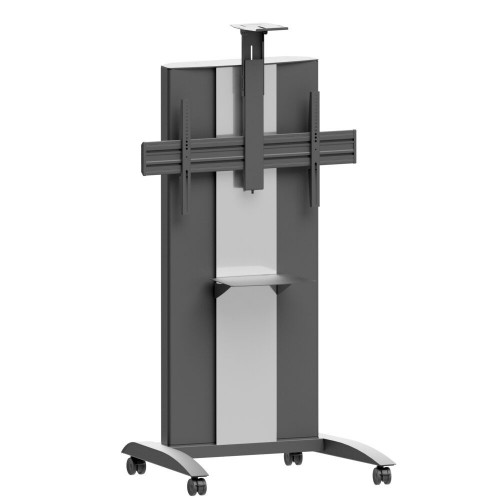 Flat Screen Video Conferencing Trolley with Height Adjustment for 65-98" Screen
