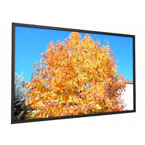 Screen International Flat Max Fixed Frame - Viewing Area 700cm x 525cm (4:3) White Front Proj Surface ( will have a seam ) - Black Frame ( split for transport) weight 84kg