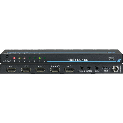 4x1 Multi-Video HDMI 2.0 Presentation Switcher