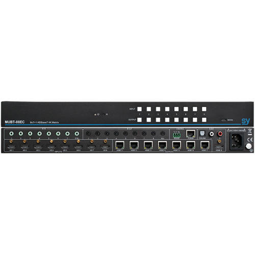 SY Electronics matrix switcher 8x7+1 HDMI Out ( 7x receivers included).